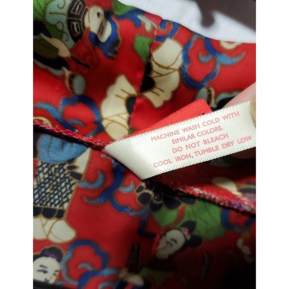 JOSIE Women's Size Small Kimono Asian Robe House Jacket Polyester Nightwear - Picture 7 of 9